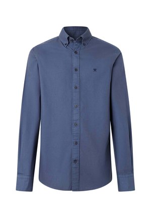 Hackett London, HACKETT LONDON SHIRT ESS GMT DYED OXFORD - Košeľa - airforce blue
