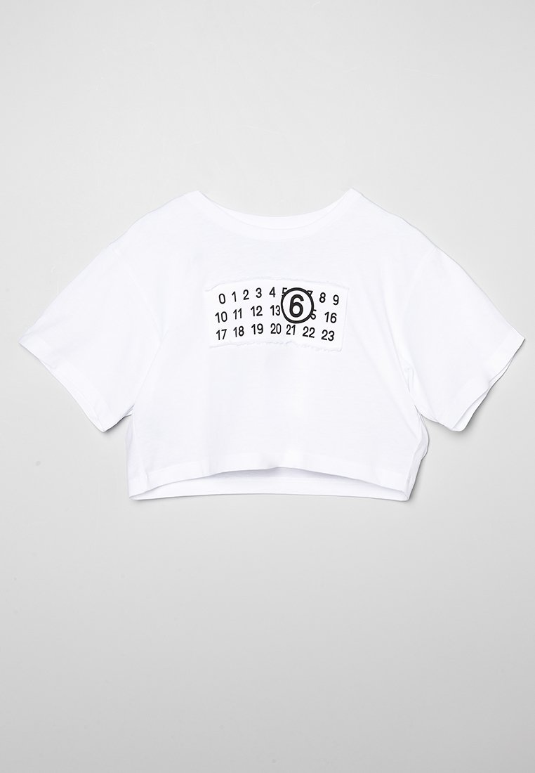 MM6 Maison Margiela T-shirt print wit MM6 Maison Margiela T-shirt print wit