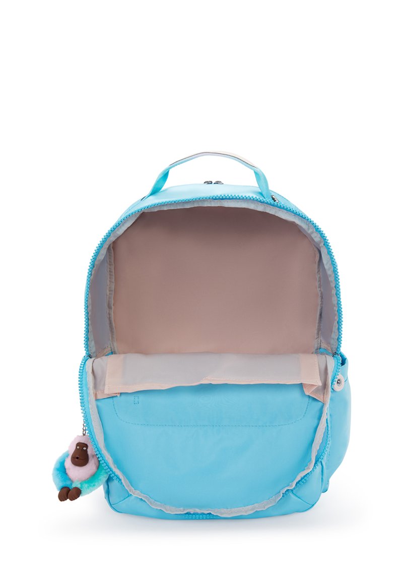 Zaino Kipling Vera Havana Medium - Blu Navy, 37cm, Nuovo Con Etichette, Per Donna - Foto 3