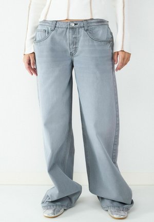 Wide Leg - light grey denim