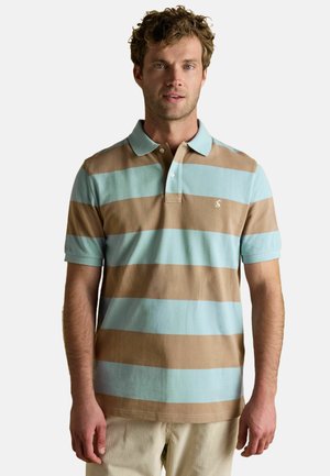 REGULAR FIT  - Poloshirt - blue/brown