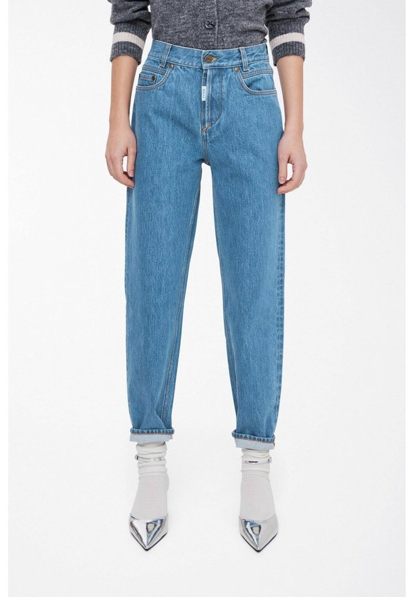 BAPAOLO - Straight leg jeans - stonewash