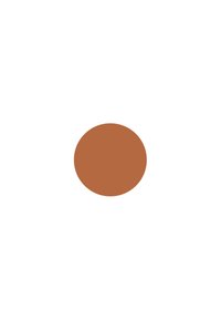 Cirkulär, solid brun form centrerad på en vit bakgrund, med en jämn texture och jämn färgdistribution.