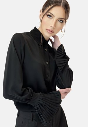 Elara Overhemdblouse - schwarz