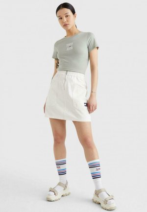 Print T-shirt - grey