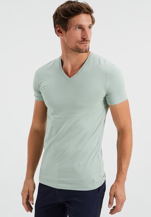 MET V HALS - T-shirt basic - green