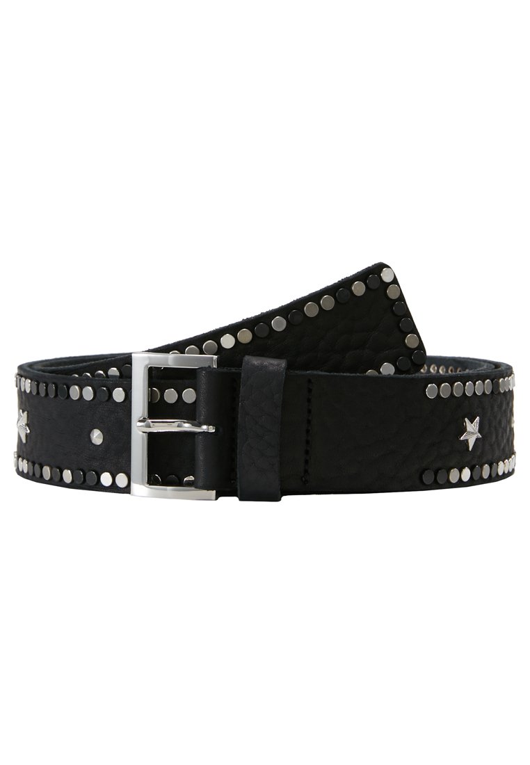Zadig & Voltaire Black Leather Belt with Star Accents Zadig&Voltaire Studded Belt | Black | FARFETCH main image 2