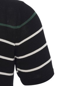 Felix Hardy KNIT SHORT SLEEVE POLO - Polo - black