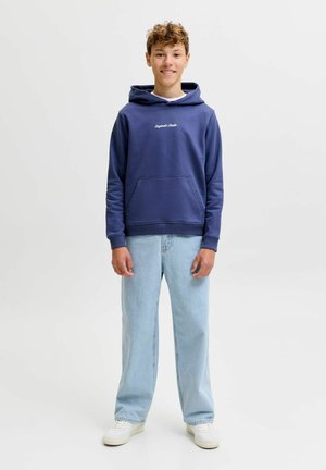 Jack & Jones Junior, BAGGY FIT JEANS JJIALEX JJORIGINAL SQ 851 JNR BAGGY FIT JEANS BOYS - Straight leg jeans - blue denim
