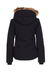 Peak Mountain Veste en cuir - noir