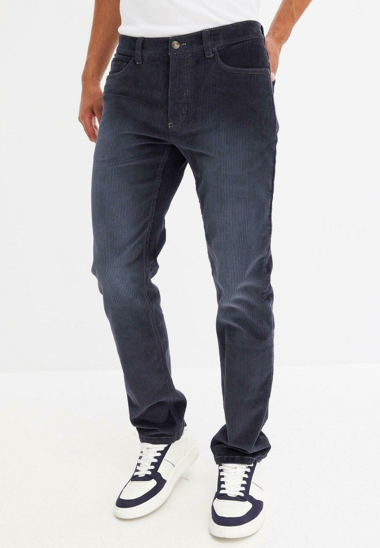 bonprix Pantaloni blue/blu scuro