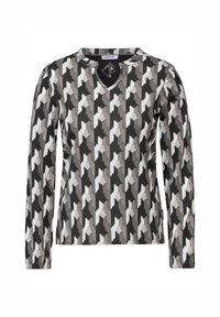 GEMUSTERTES - Långärmad tröja - schwarz