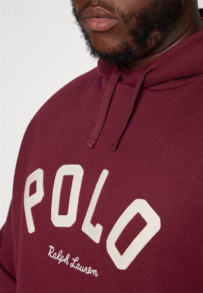 Polo Ralph Lauren Big & Tall LONG SLEEVE - Majica s kapuljačom - classic wine