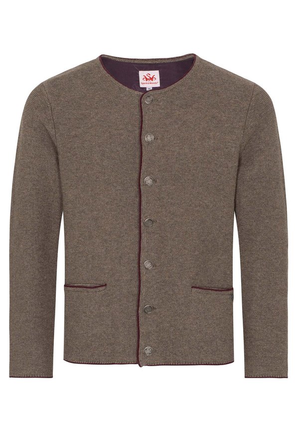 POCKING - Strickjacke - braun