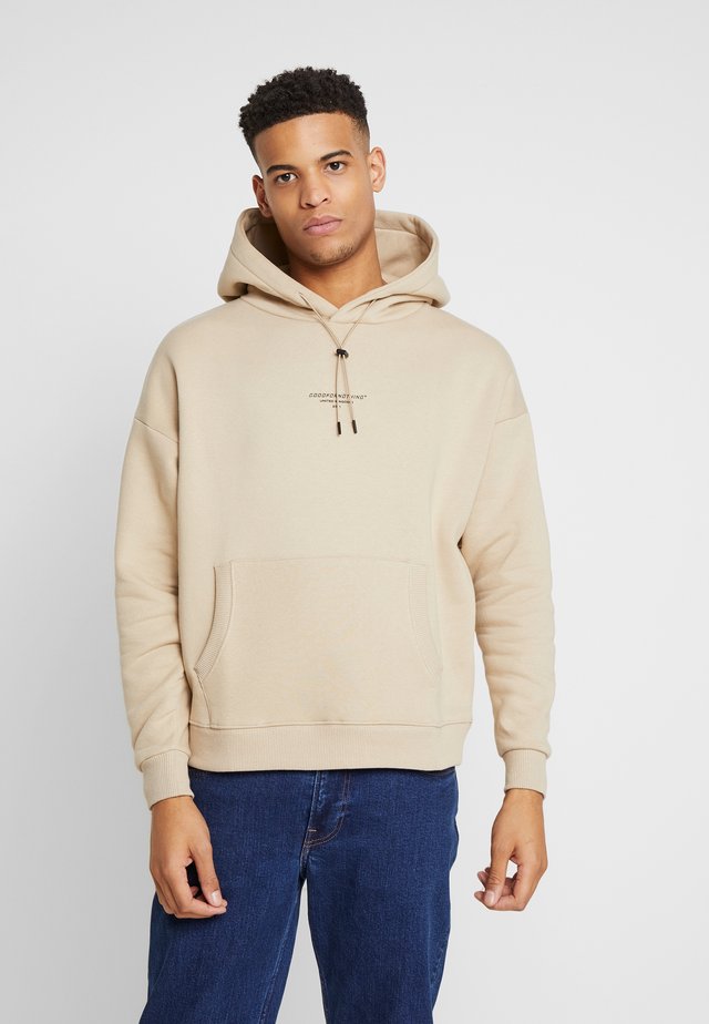 OVERSIZED HOODIE - Kapuzenpullover - stone