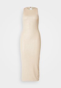 FRANKIE GLITTER MIDI DRESS - Žerzejové šaty - gold