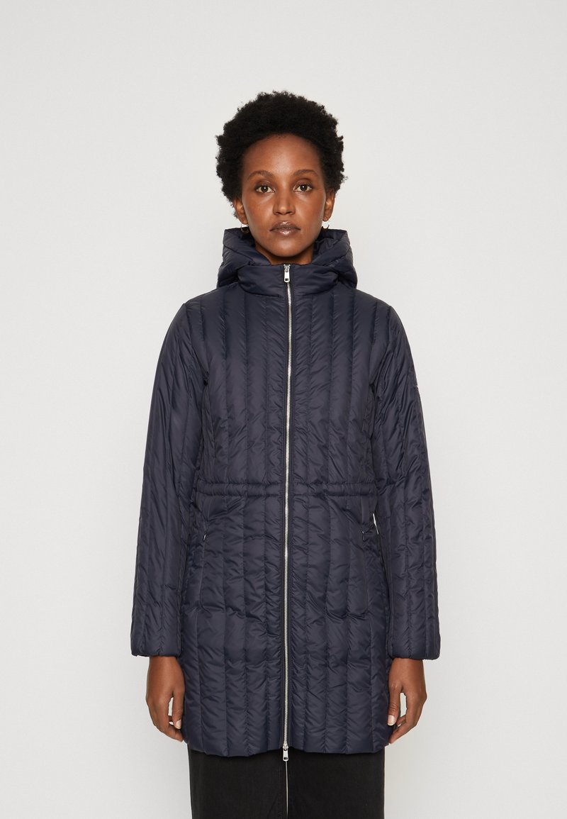 Tommy Hilfiger - FEMININE COAT - Dunkappa / -rock - desert sky, Förstora