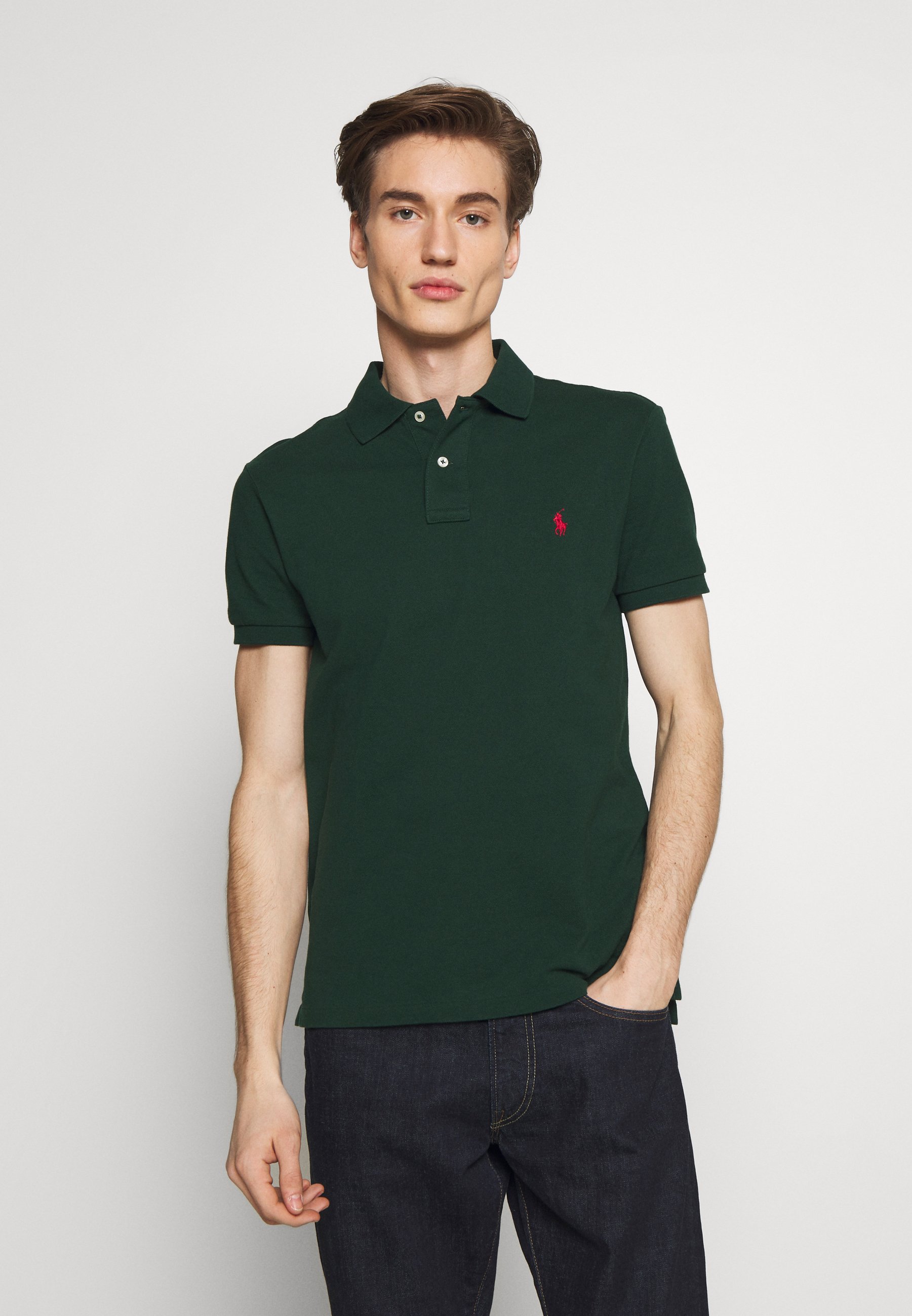 Polo Ralph Lauren SHORT SLEEVE - Polo shirt - college green/green -  