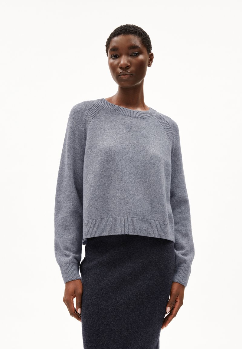 ARMEDANGELS DILIRIAA REGLANA - Strickpullover - light grey melange