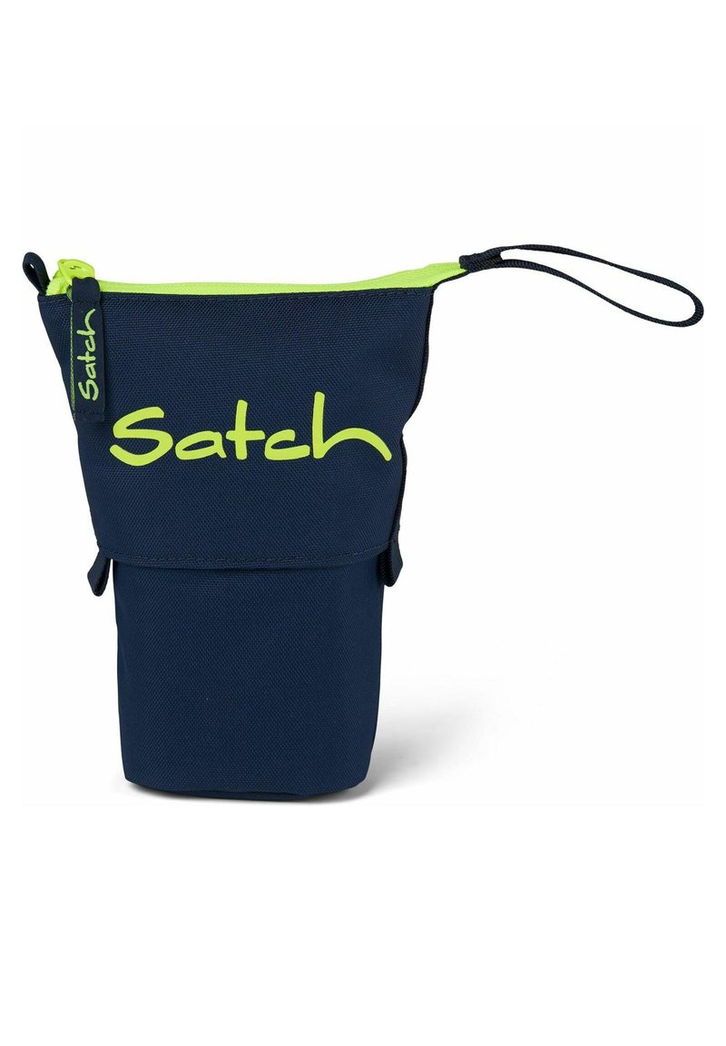 Satch SLIDER - Pencil case - toxic yellow