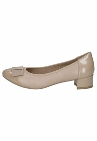Klasiski papēži - beige comb i