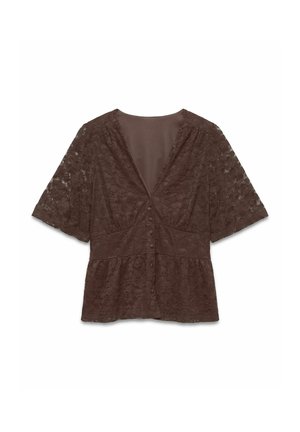 Vero Moda, TOP VMDEA TOP - Blouse - chocolate brown