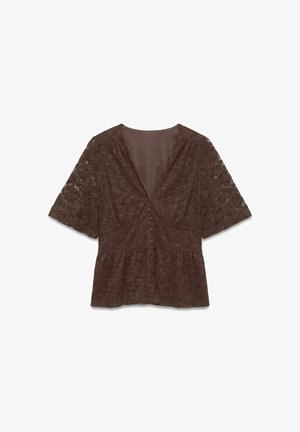 Vero Moda, TOP VMDEA TOP - Bluse - chocolate brown