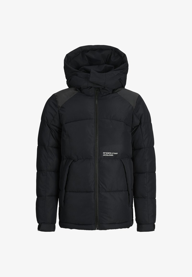 Jack & Jones Junior REFLECTIVE PUFFER - Zimní bunda - black detail:reflective