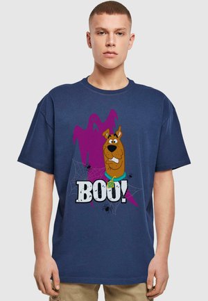 SCOOBY DOO - BOO HEAVY OVERSIZE  - Print T-shirt - darkblue