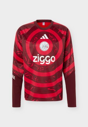 adidas Performance, AJAX AMSTERDAM 26/27 PRE MATCH WARM  - Μπλούζα με μακριά μανίκια - bold red