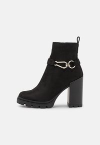 ONLY SHOES Kotníková obuv na vysokém podpatku - black