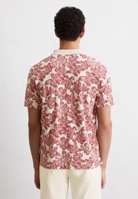 Marc O'Polo SHORTSLEEVE STRUCTURED QUALITY WITH ALLOVER PRINT - Poloshirt - multi  gray silk