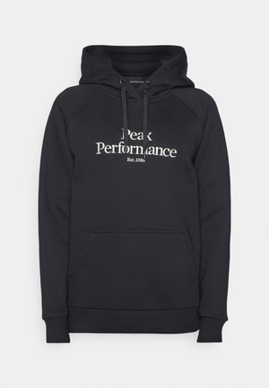 Peak Performance ORIGINAL HOOD - Hoodie - black/off white