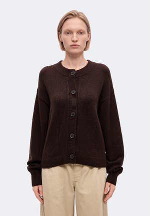 GAP, CASHSOFT CREW CARDI - Жилетка - terra brown heather