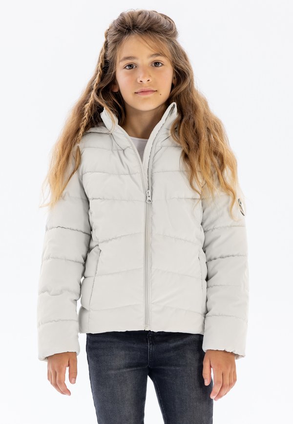 VELVET FEEL PADDED PUFFER - Winterjacke - stone