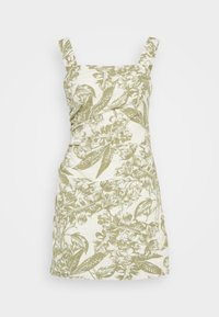 Abercrombie & Fitch RUCHED SIDE MINI  - Nappali ruha - green