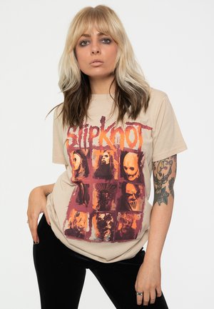 Paradiso Clothing SLIPKNOT THE END SO FAR GRID PHOTOS - Print T-shirt - brown