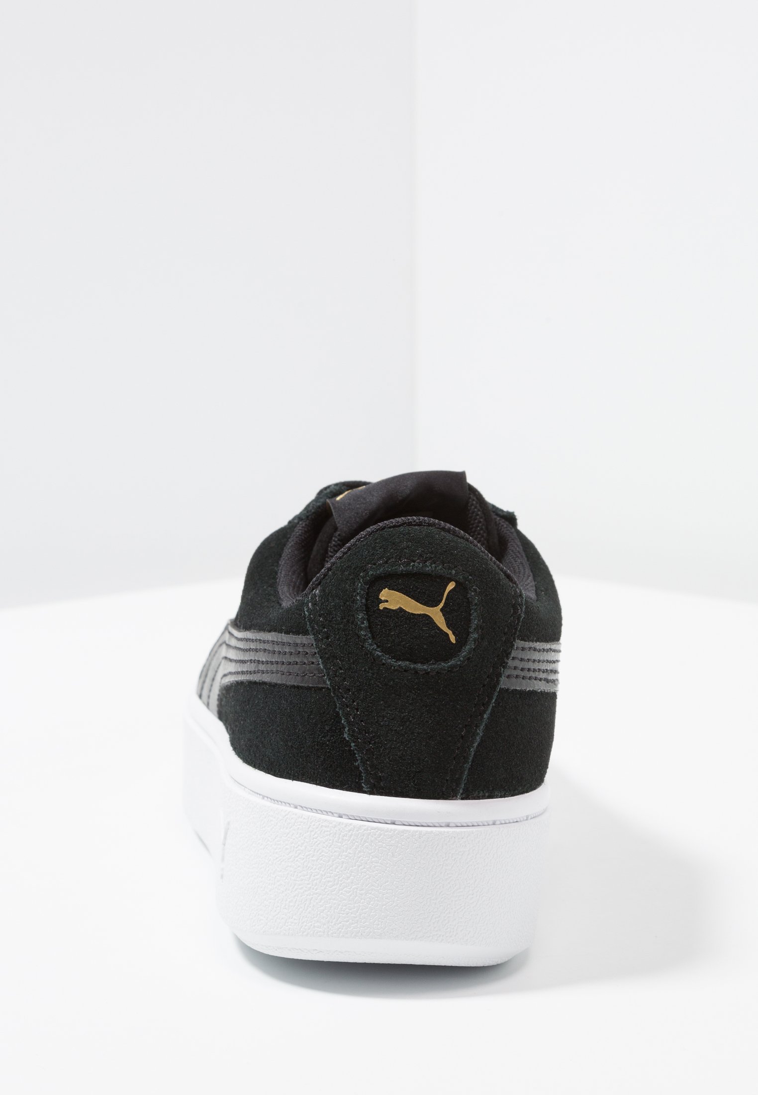 Puma VIKKY STACKED - Sneakers laag - black/white/Zwart - Zalando.nl