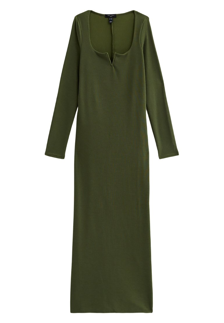 New Look Tall Gebreide jurk kaki