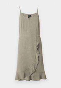 VMALVA SINGLET FRILL MINI DRESS  - Robe de jour - vetiver