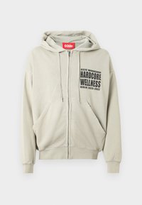 HARDCORE WELLNESS ZIP UP UNISEX - Zip-up sweatshirt - faded grey