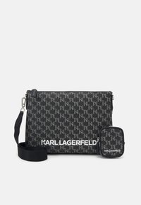 KARL LAGERFELD MONO KLASSIK ZIP SET - Rankinė per petį - dark grey