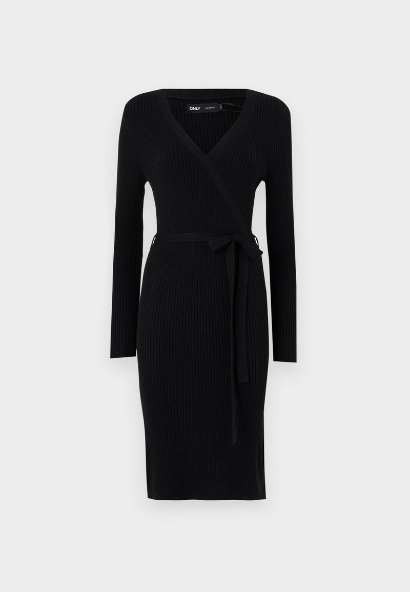 Only Gebreide jurk zwart Only Gebreide jurk zwart