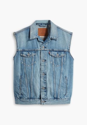 RELAXED TRUCKER VEST - Chaleco - kentucky blue