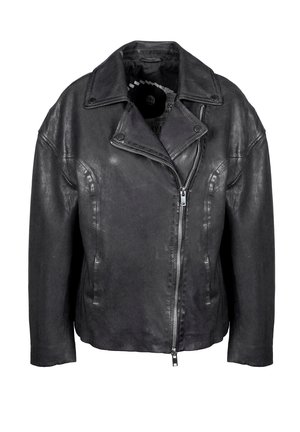 NEW ANUK - Leather jacket - moonless