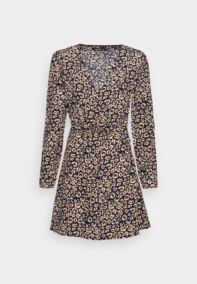 Missguided Robe chemise multicolore