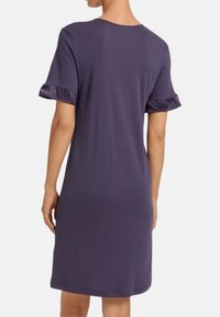 Hanro CLAIRE - Camicia da notte - blue stone