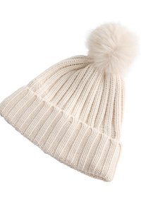 OYSHO POMPOM KNIT - Pălărie - white