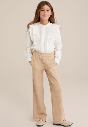 Trousers - beige