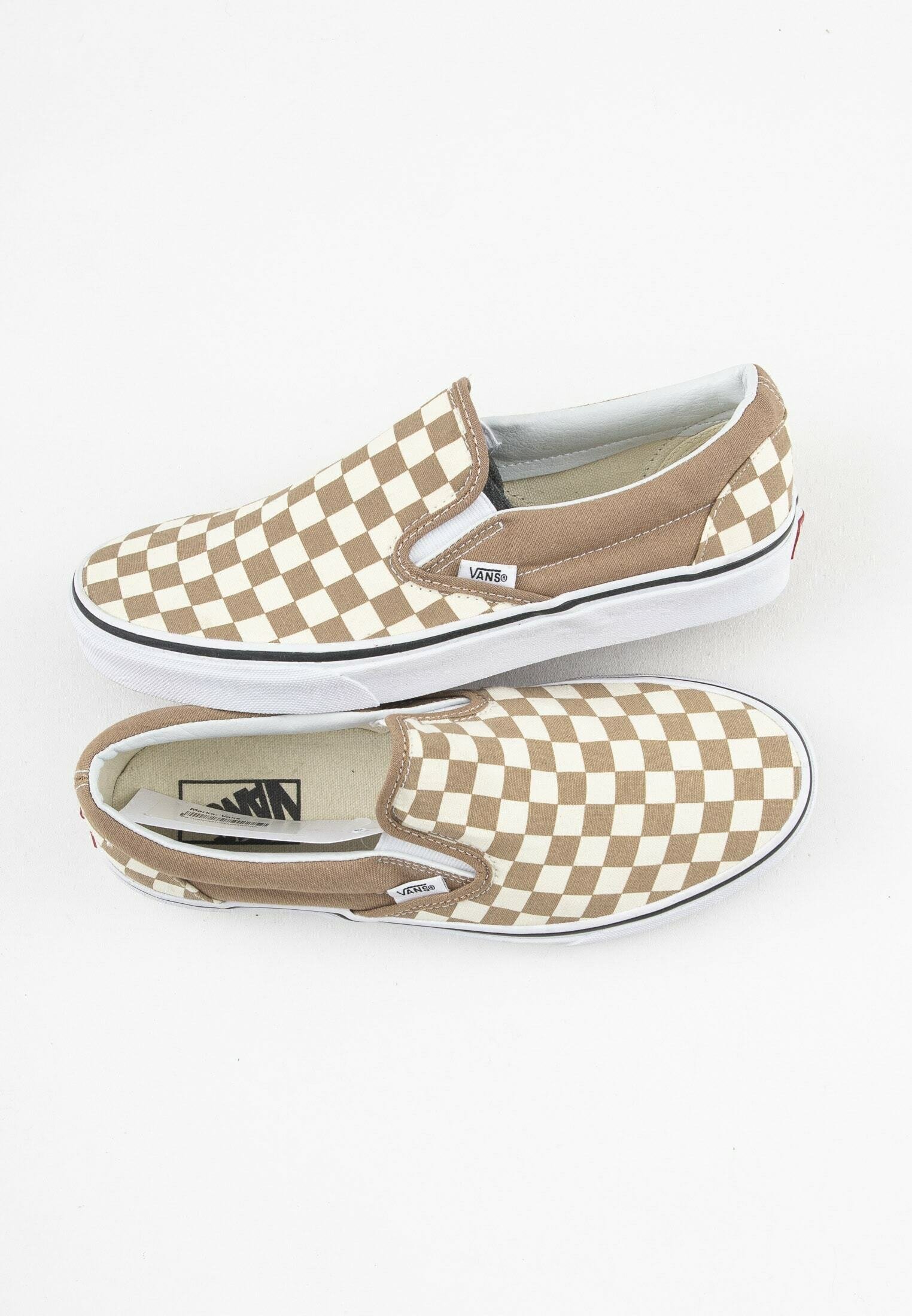 vans slipper beige